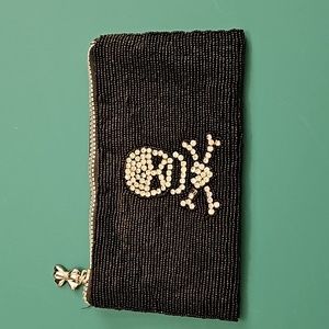 Betsey Johnson Skull Clutch